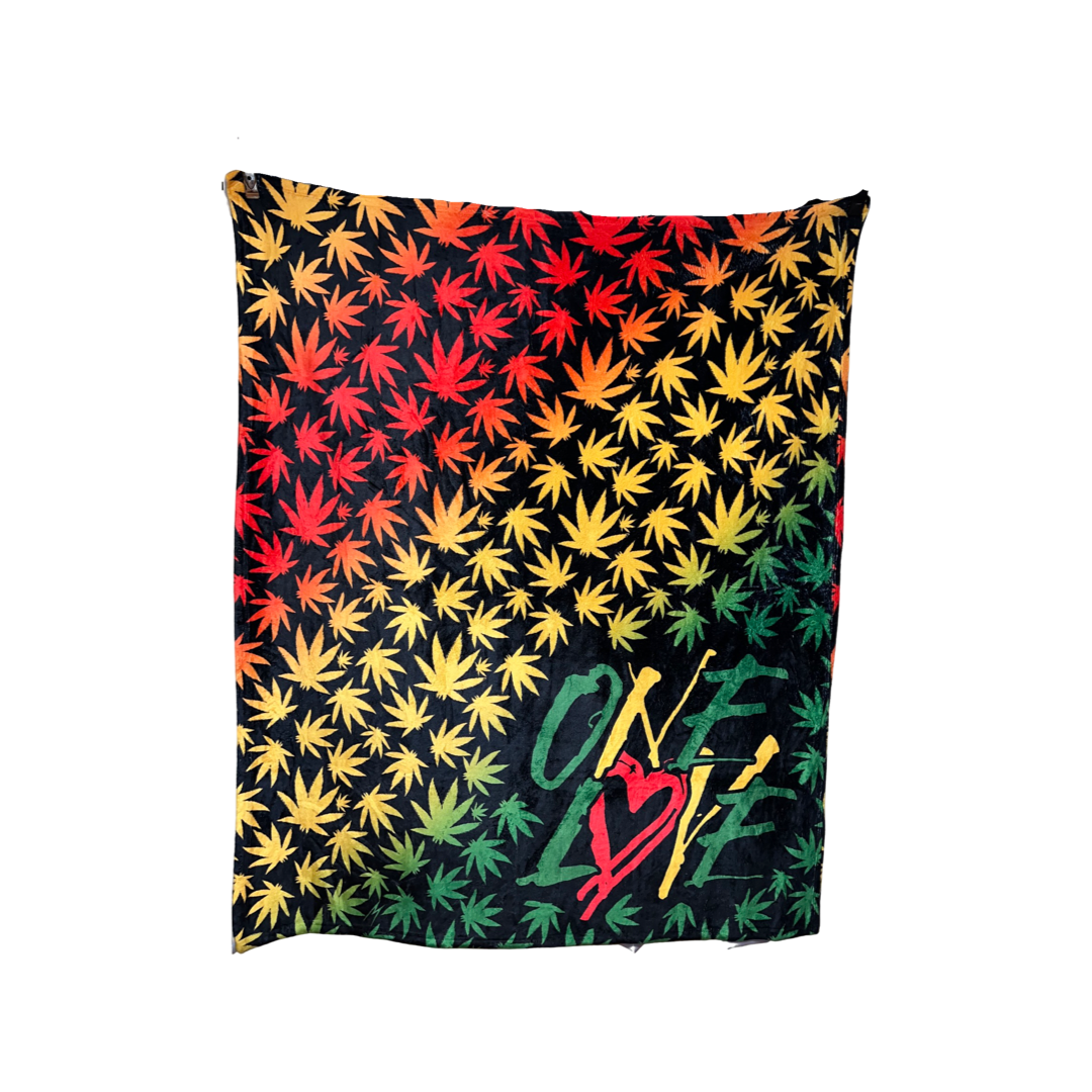 One Love Fleece Throw Blanket | Pacaponcho